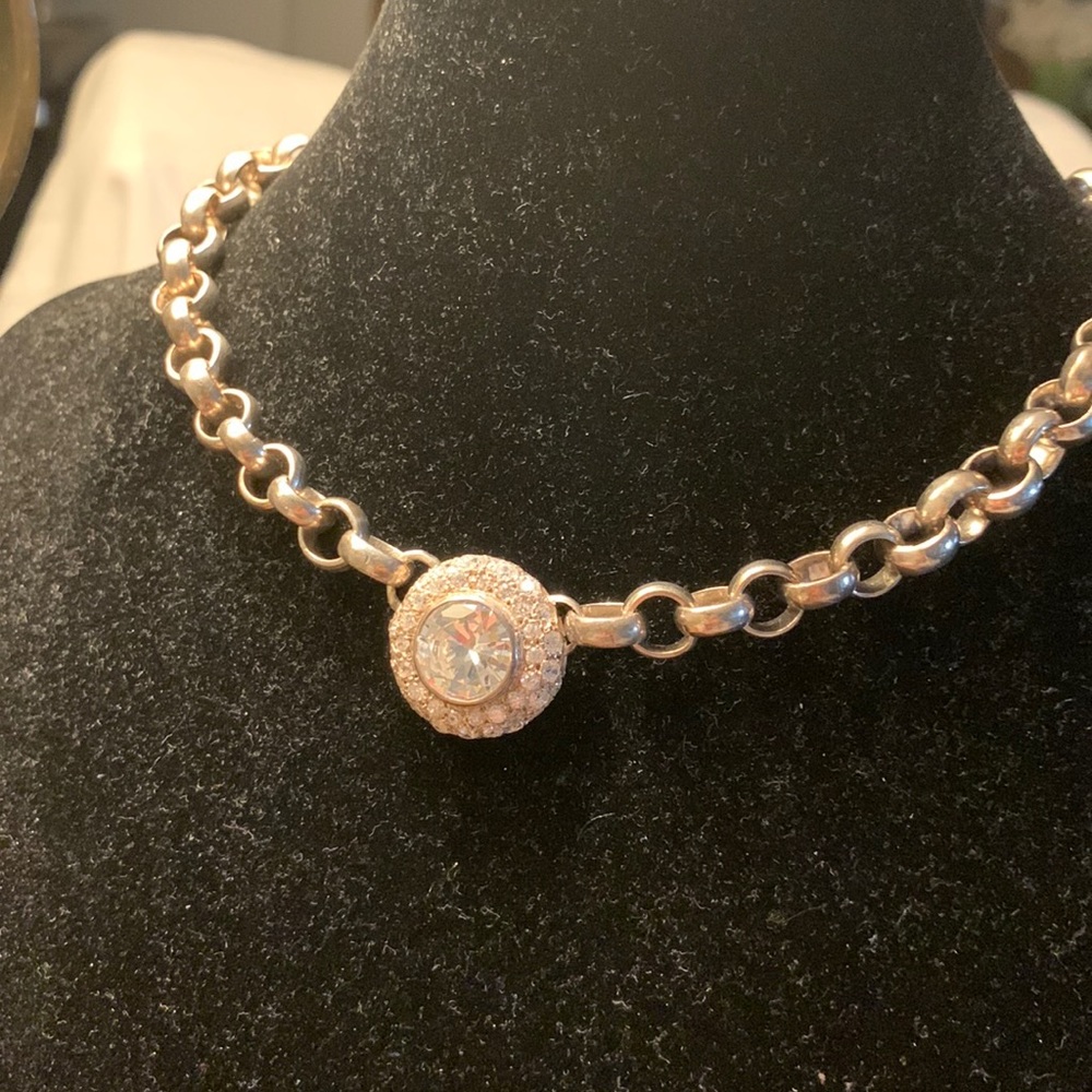 Heavy chain necklace